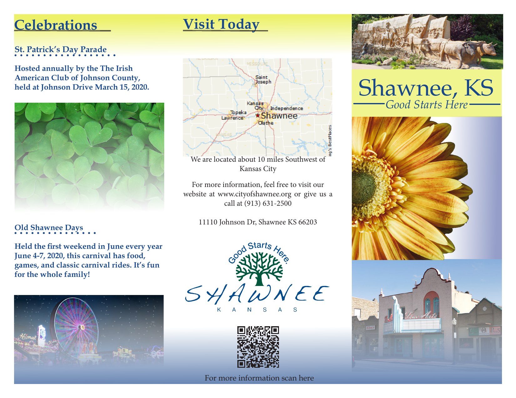 Shawnee, KS — city tourism brochure